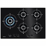 כיריים גז זכוכית 5 מבערים - 74 ס"מ Zanussi זנוסי ZGO78530BA כיריים גז זכוכית 5 מבערים - 74 ס"מ Zanussi זנוסי ZGO78530BA